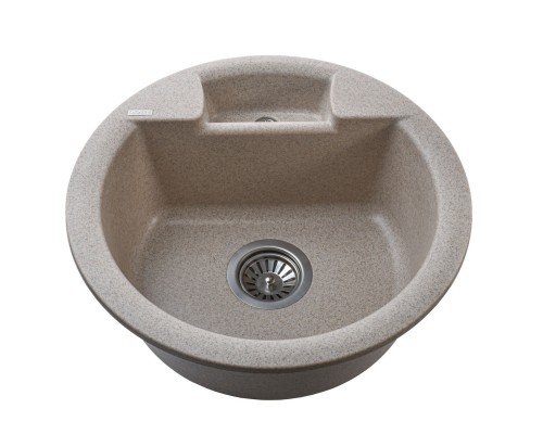 Гранітна мийка Globus Lux GURON мигдаль 480мм-А0008