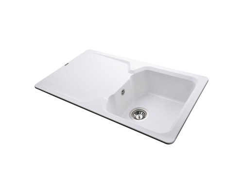 Гранітна мийка Globus Lux BOREN білий 860х500мм-А0007