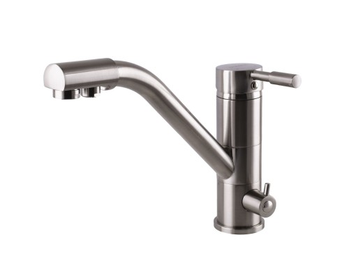 Змішувач для кухні під осмос Globus Lux LAZER GLLR-0555-8-STSTEEL