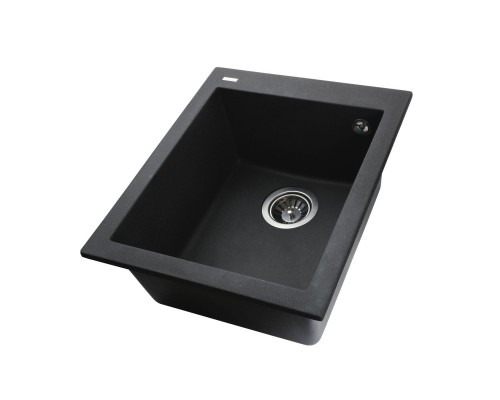 Гранітна мийка Globus Lux LAMA графіт 410х500мм-А0001