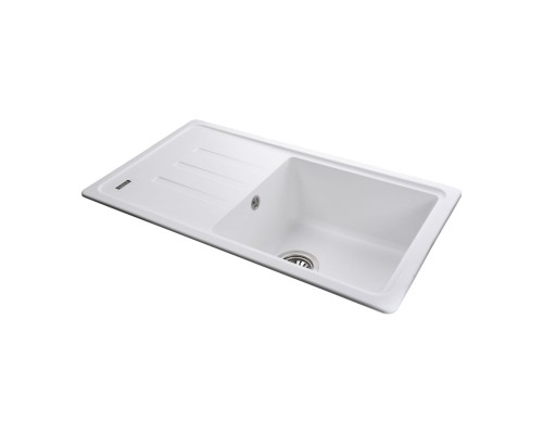 Гранітна мийка Globus Lux LUGANO білий 780х435мм-А0007