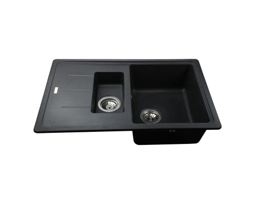 Гранітна мийка Globus Lux IZEO графіт 780х500мм-А0001