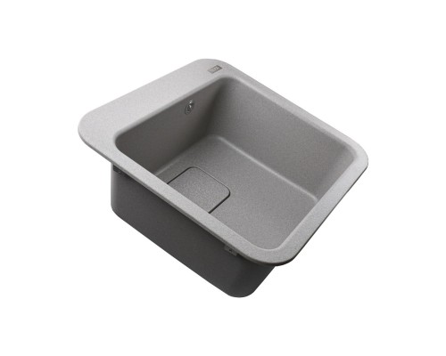 Гранітна мийка Globus Lux BARBORA сiрий камiнь 510x510мм-А0005