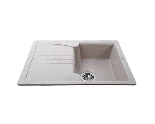 Гранітна мийка Globus Lux BALATON мигдаль 680х500мм-А0008