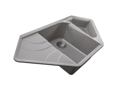 Гранітна мийка Globus Lux GARDA сiрий камiнь 1000x500мм-А0005