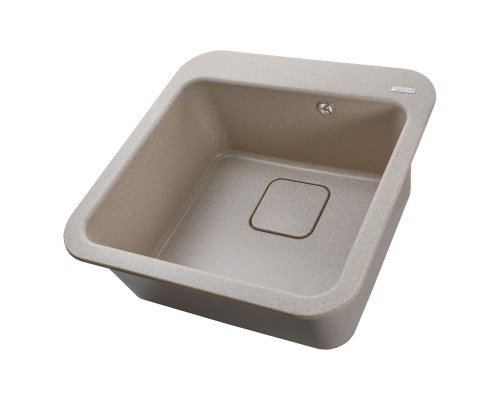 Гранітна мийка Globus Lux BARBORA  піщаний 510х510мм-А0004