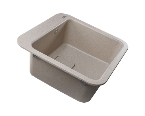Гранітна мийка Globus Lux BARBORA  піщаний 510х510мм-А0004