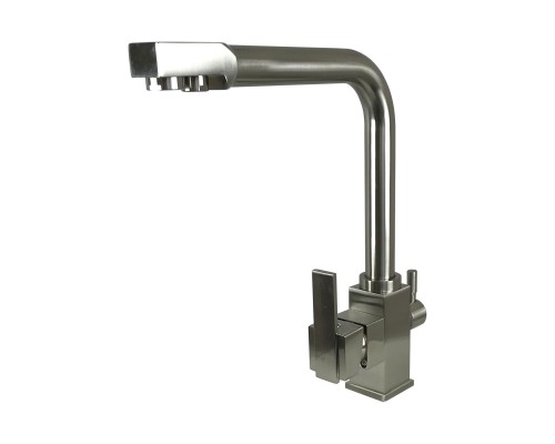 Змішувач для кухні під осмос Globus Lux LAZER GLLR-0100-8-STSTEEL