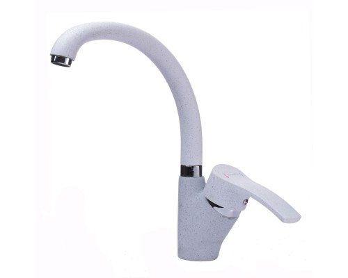 Змішувач для кухні Globus Lux QUEENSLAND GLQU-0203S-BIG-7-WHITE