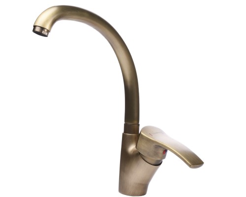 Змішувач для кухні Globus Lux QUEENSLAND GLQU-0203S-BIG-9-BRONZE