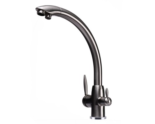 Змішувач для кухні під осмос Globus Lux LAZER GLLR-0777-8-STSTEEL