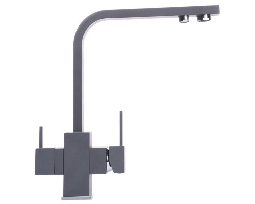 Змішувач для кухні під осмос Globus Lux LAZER GLLR-0111-3-TITANIUM