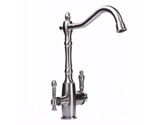 Змішувач для кухні під осмос Globus Lux LAZER GLLR-1000-8-STSTEEL