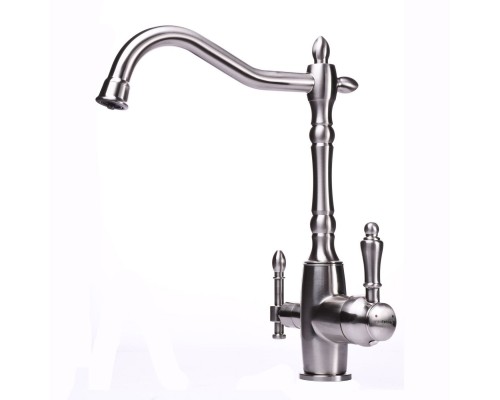 Змішувач для кухні під осмос Globus Lux LAZER GLLR-1000-8-STSTEEL