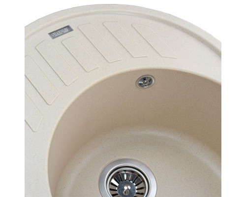 Гранітна мийка Globus Lux ARNO слонова кiстка 620х500