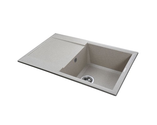 Гранітна мийка Globus Lux KOMO мигдаль 790х500мм-А0008