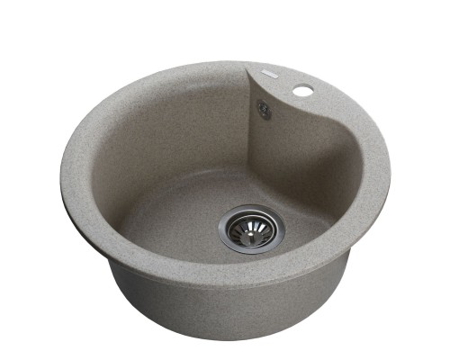 Гранітна мийка Globus Lux ORTA мигдаль 485мм-А0008