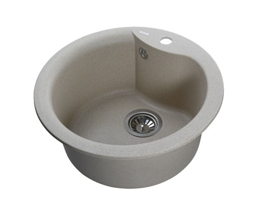 Гранітна мийка Globus Lux ORTA піщаний 485мм-А0004