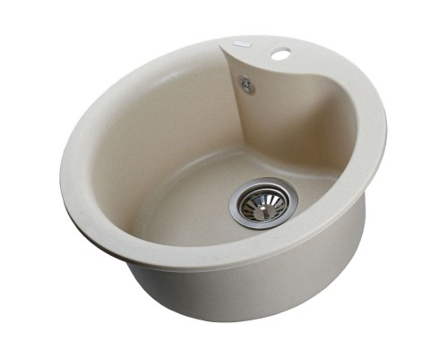 Гранітна мийка Globus Lux ORTA слонова кiстка 485