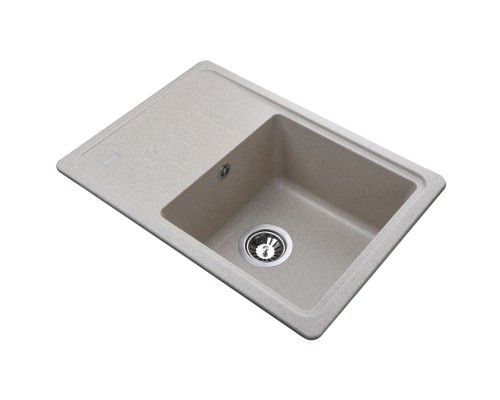 Гранітна мийка Globus Lux MONO мигдаль 620х435мм-А0008