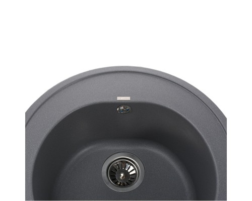 Гранітна мийка Globus Lux MARTIN сірий металік 510мм-А0003