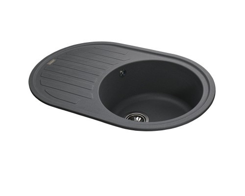 Гранітна мийка Globus Lux OHARA сірий металік 770х500мм-А0003