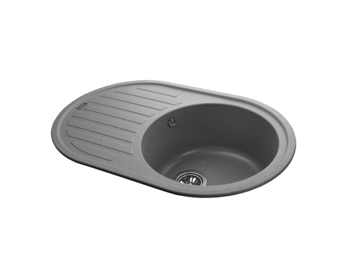 Гранітна мийка Globus Lux OHARA сірий  камiнь 770х500мм-А0005