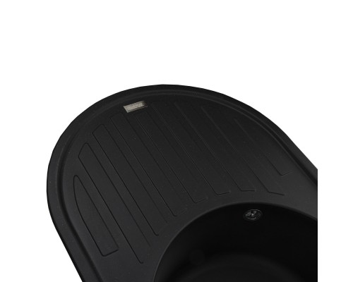 Гранітна мийка Globus Lux OHARA чорний 770х500мм-А0002