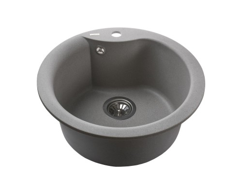 Гранітна мийка Globus Lux ORTA сірий камiнь 485мм-А0005