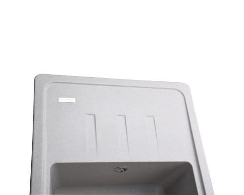Гранітна мийка Globus Lux MONO сірий камiнь 620x435мм-А0005