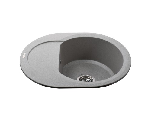 Гранітна мийка Globus Lux MORAINE сiрий камiнь 600x470мм-А0005