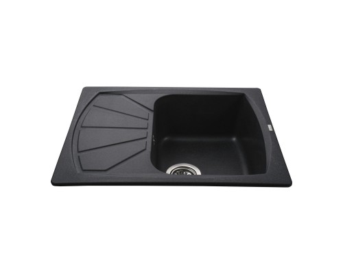 Гранітна мийка Globus Lux TANA графіт 650х500мм-А0001