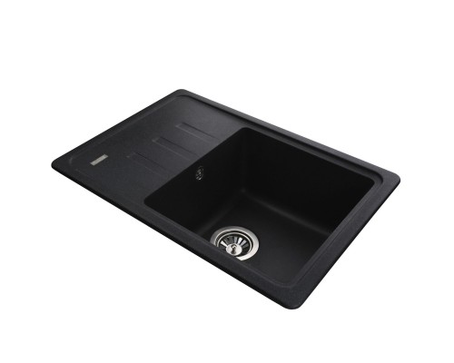 Гранітна мийка Globus Lux MONO графіт 620х435мм-А0001