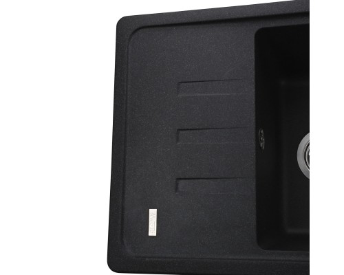 Гранітна мийка Globus Lux MONO графіт 620х435мм-А0001