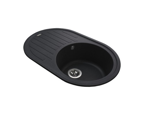 Гранітна мийка Globus Lux OHARA графіт 770х500мм-А0001