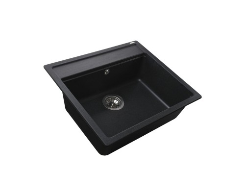Гранітна мийка Globus Lux VOLTA  графіт 570х510мм-А0001