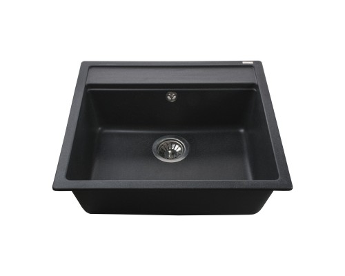 Гранітна мийка Globus Lux VOLTA  графіт 570х510мм-А0001