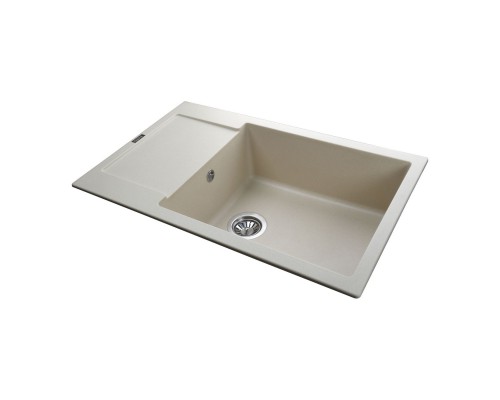 Гранітна мийка Globus Lux MALABI слонова кiстка 780x500мм