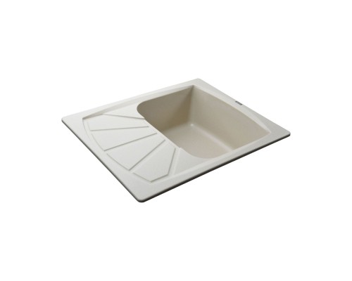 Гранітна мийка Globus Lux TANA слонова кiстка 650х500мм