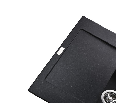 Гранітна мийка Globus Lux MALABI чорний 780х500мм-А0001