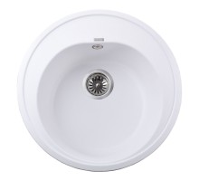 Гранітна мийка Globus Lux MARTIN білий 510мм-А0007