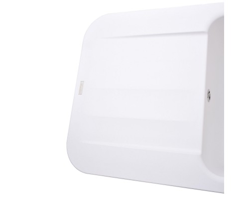 Гранітна мийка Globus Lux OBER білий 780х500мм-А0007