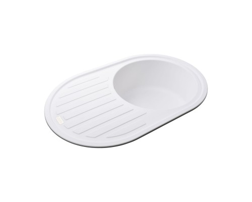 Гранітна мийка Globus Lux OHARA білий 770х500мм-А0007