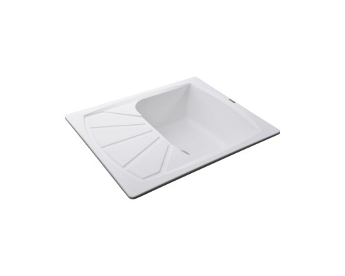 Гранітна мийка Globus Lux TANA білий 650х500мм-А0007