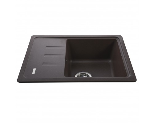 Гранітна мийка Globus Lux MONO коричневий 620х435мм-А0006