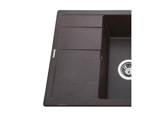 Гранітна мийка Globus Lux ONE коричневий 650х500мм-А0006