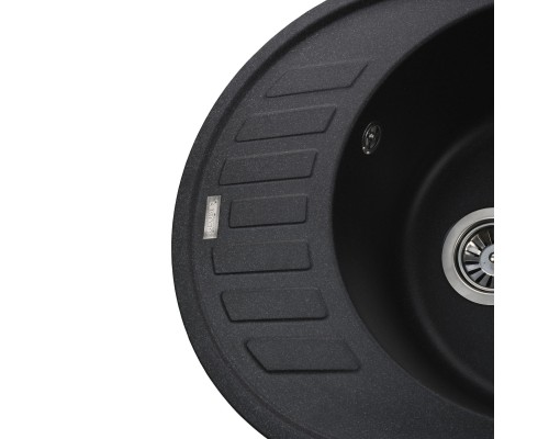 Гранітна мийка Globus Lux ARNO графіт 620х500мм-А0001