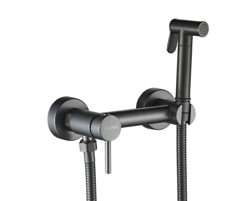 Змішувач гігієнічний Globus Lux  GLN-6-Graphit-106MIX