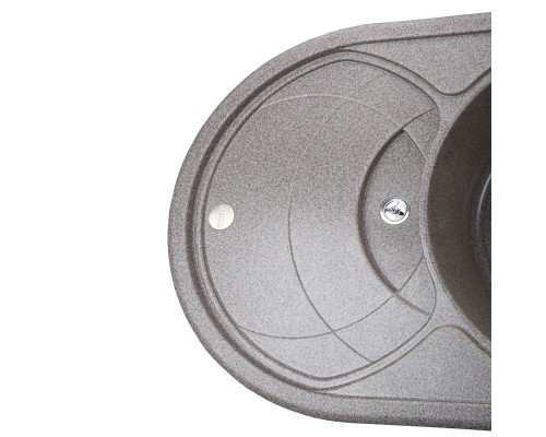 Гранітна мийка Globus Lux LUISE мокко 780х500мм