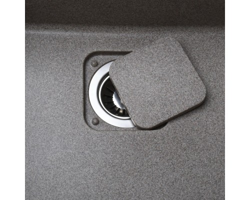 Гранітна мийка Globus Lux BARBORA мокко 510x510мм